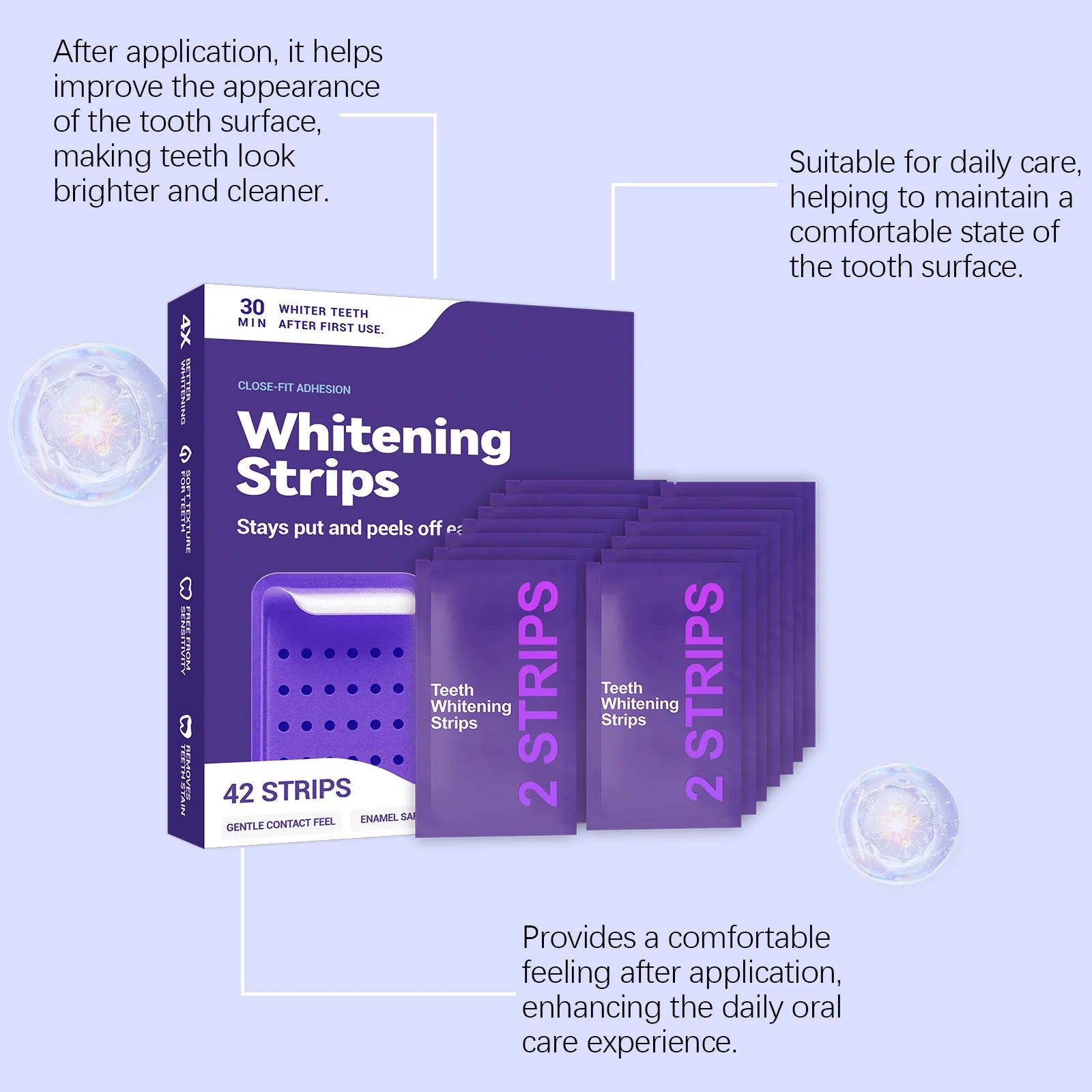 Purple Whitening Strips